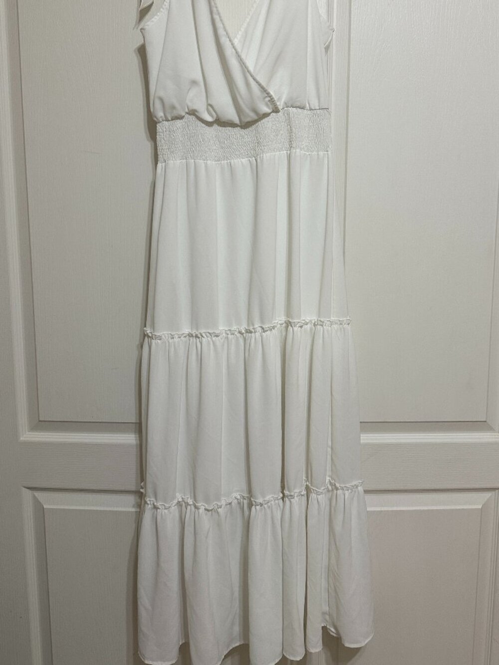 White Maxi Dress- Small fits like a medium